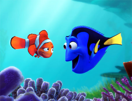 Nemo and Dory
