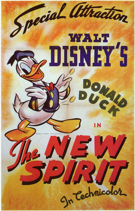 Donald Duck in The New Spirit Donald Duck in The New Spirit