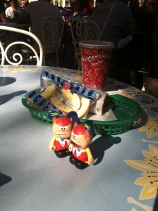 Alice in Wonderland Disneyland Corn Dog