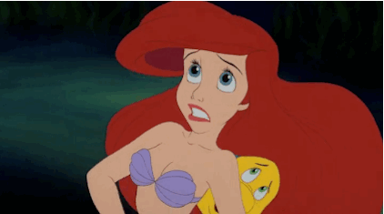 Ariel's hair in The Little Mermaid
