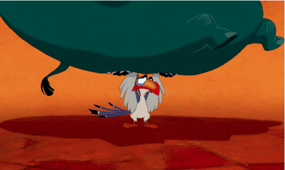 Monday Zazu Lion King