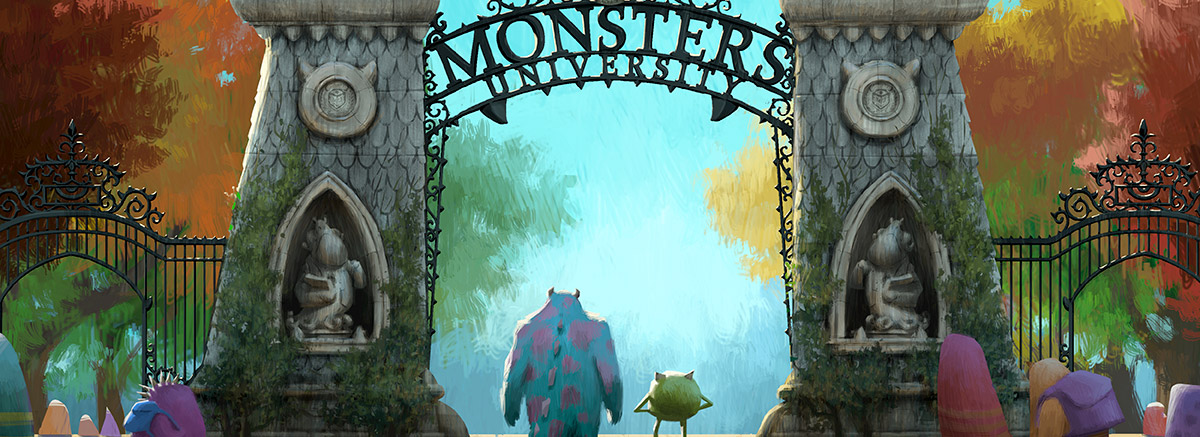Monsters University Gate Concept Art Header