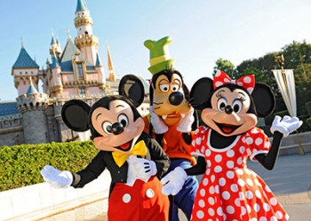 Mickey, Minnie and Goofy