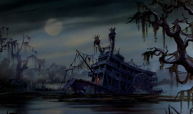 Disney Villains lairs Madame Medusa's Steamboat from The Rescuers