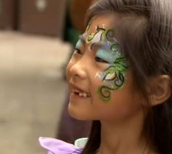 Disneyland Fairy Face Painting