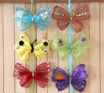 Fairy Butterfly Barrettes and Pins