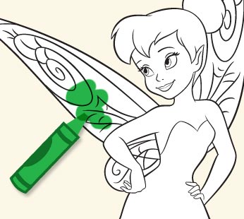 Disney Fairies Coloring Page - Tinker Bell 3