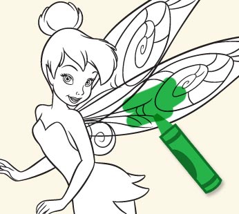 Disney Fairies Coloring Page - Tinker Bell 5