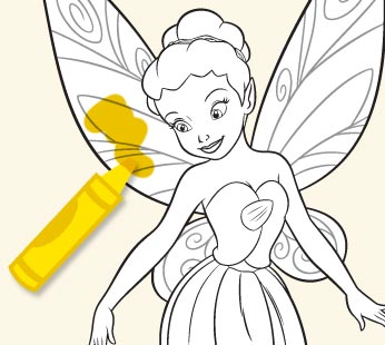 Disney Fairies Coloring Page - Iridessa 2