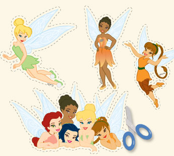 Disney Fairies Stickers - Group 4