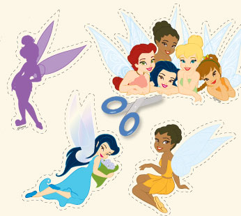 Disney Fairies Stickers - Group 6