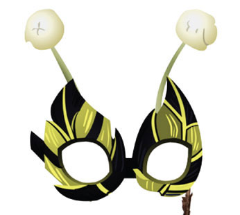 Animal Masquerade Bee Mask