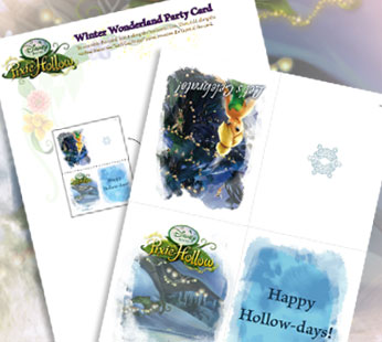 Winter Wonderland Party Card
