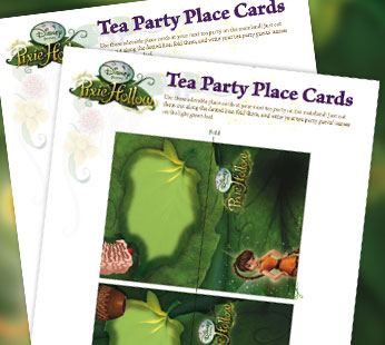 Tea Party Place Cards