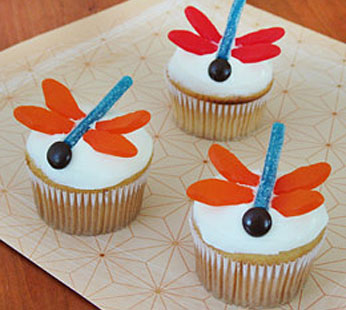 Dragonfly Cupcakes