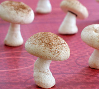 Sweet Meringue Mushrooms