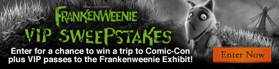 Enter Frankenweenie VIP Sweepstakes Now!