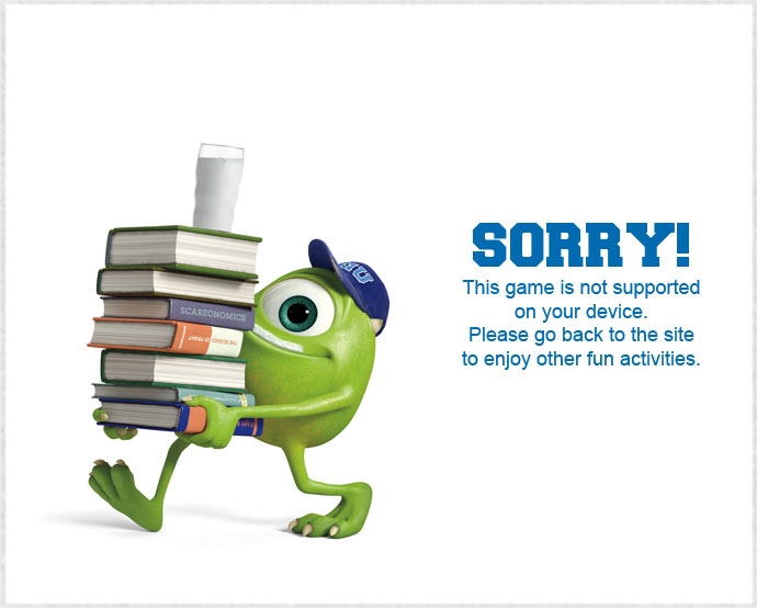 Sorry!  This game is not supported on your device.  Please go back to the site to enjoy other fun activities.