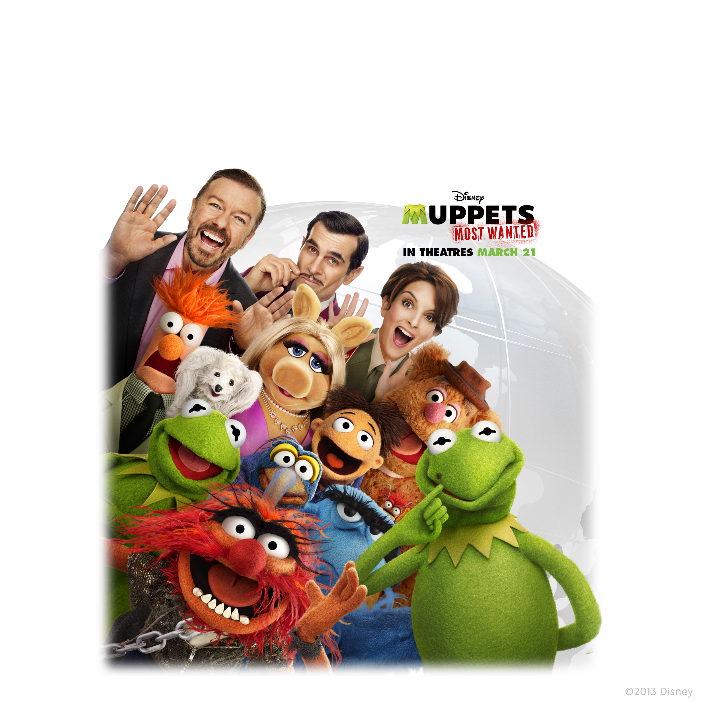 Wallpaper: Muppets Most Wanted (iPad)