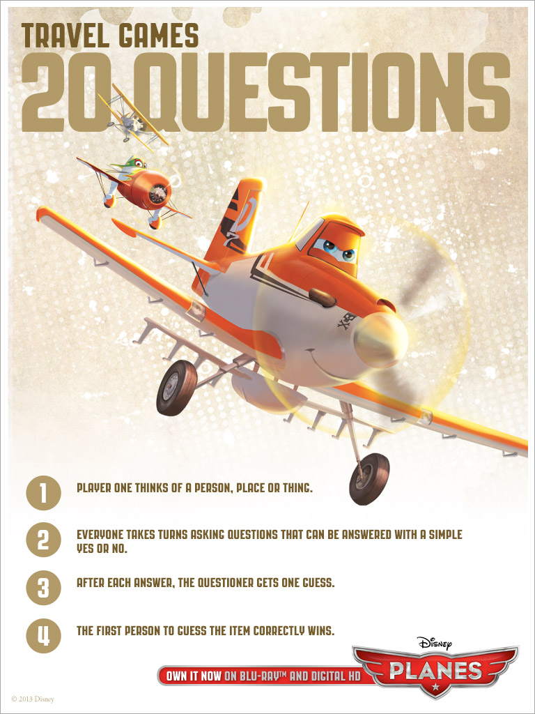 Disneyplanes 20 Questions Travel Game Disney Road Trip Road Trip With Kids Holiday Road Trip