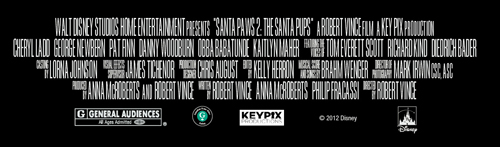 Santa Paws 2 billing block